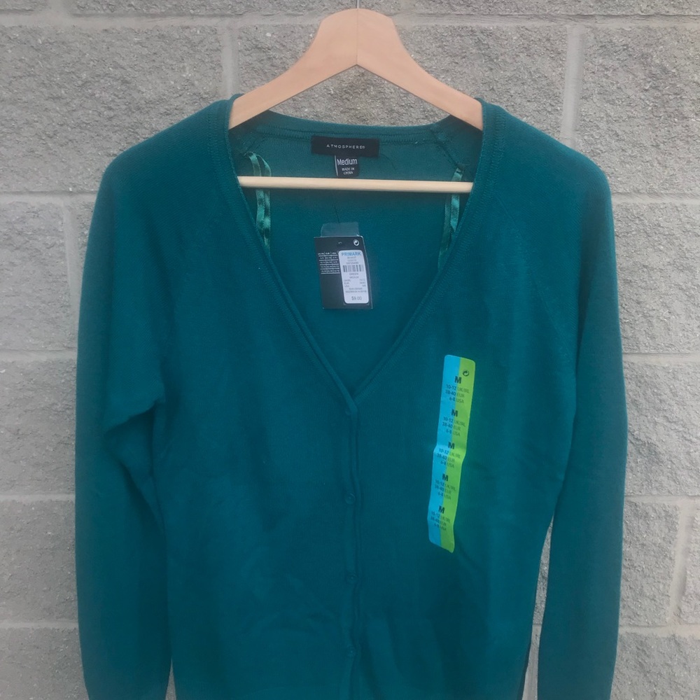 Green/blueish cardigan from Atmosphere Primark